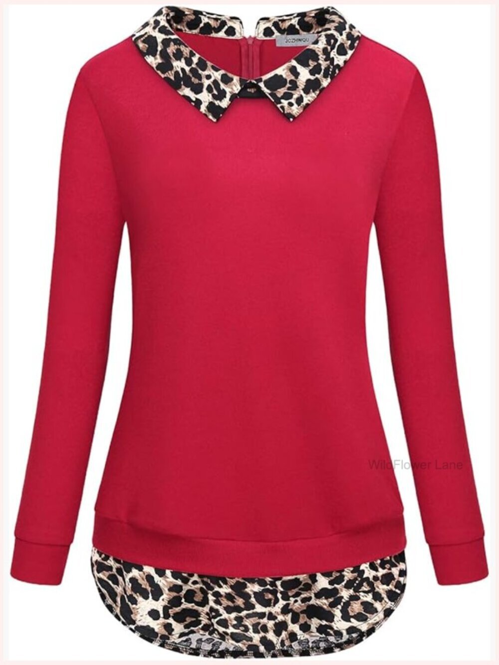 Long Sleeve Curved Hem Tunic Sweatshirt with Kangaroo Pocket